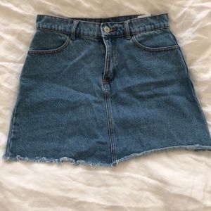 brandy melville denim skirt